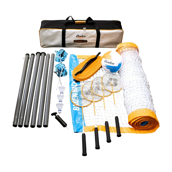Champions Volleyball & Badminton Set (2-in-1)