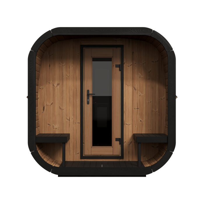 SaunaLife – Cube Series CL12GCP Outdoor Sauna Kit
