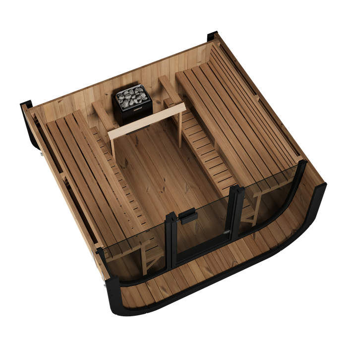SaunaLife – Cube Series CL7G Outdoor Sauna Kit