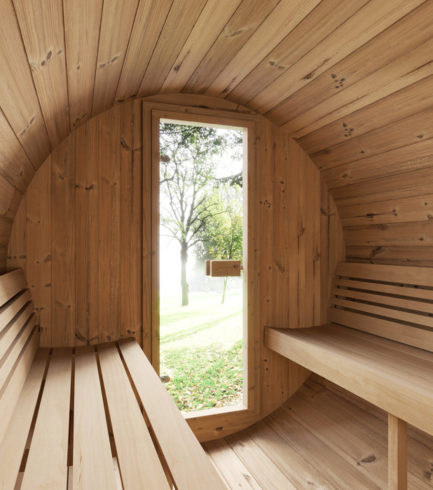 SaunaLife - Ergo Series E7 Barrel Sauna Kit