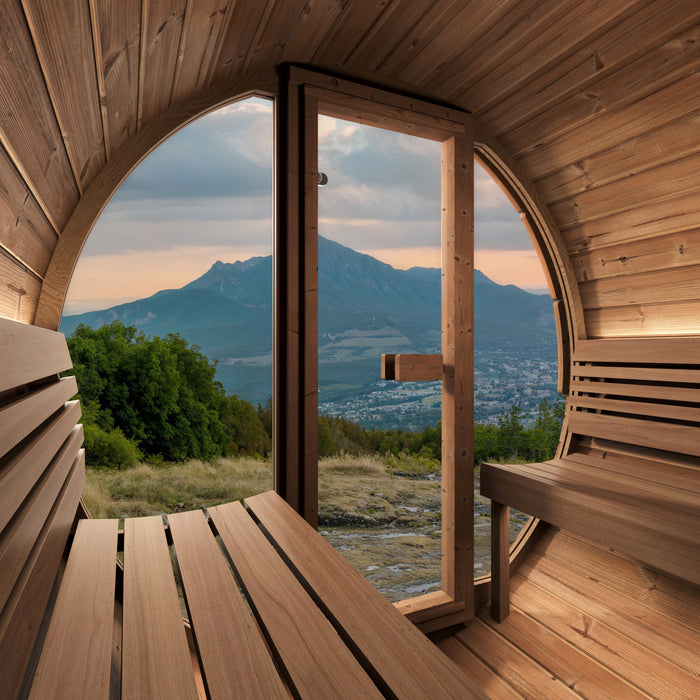 SaunaLife - Ergo Series E7G Barrel Sauna Kit