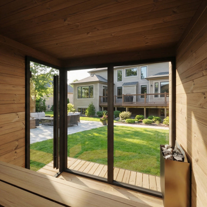 SaunaLife - Garden Luxury Series GL6 Outdoor Sauna Kit