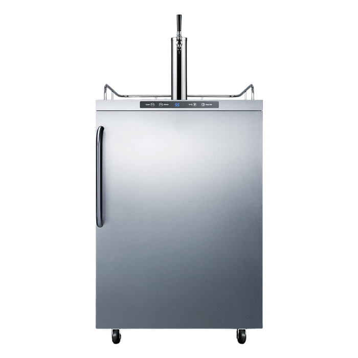 Summit - 24" Outdoor Rated Stainless Steel Kegerator - Single Tap