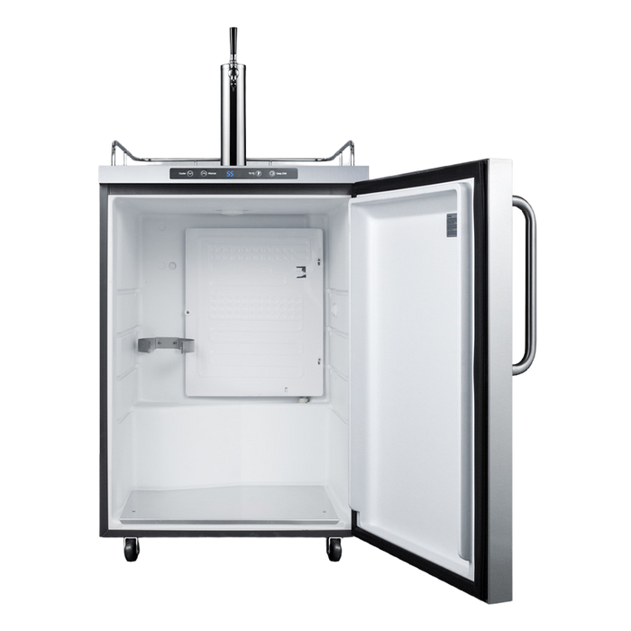 Summit - 24" Outdoor Rated Stainless Steel Kegerator - Single Tap
