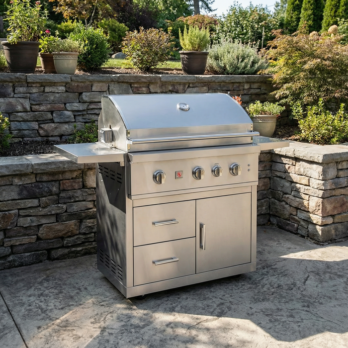 Summerset - TRL Pro 32″ Freestanding Gas Grill (with Deluxe Cart)