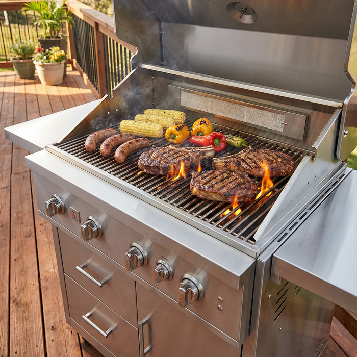 Summerset - TRL Pro 40″ Freestanding Gas Grill (with Deluxe Cart)
