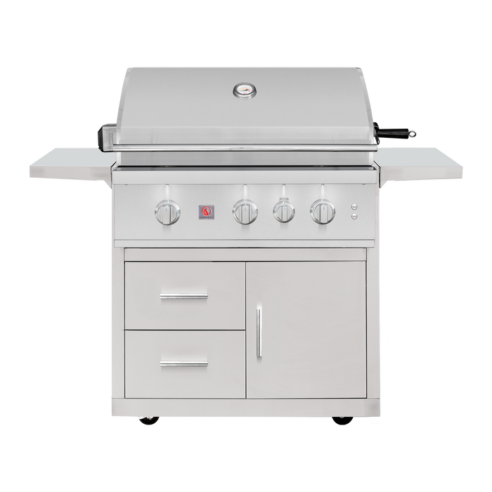 Summerset - TRL Pro 32″ Freestanding Gas Grill (with Deluxe Cart)