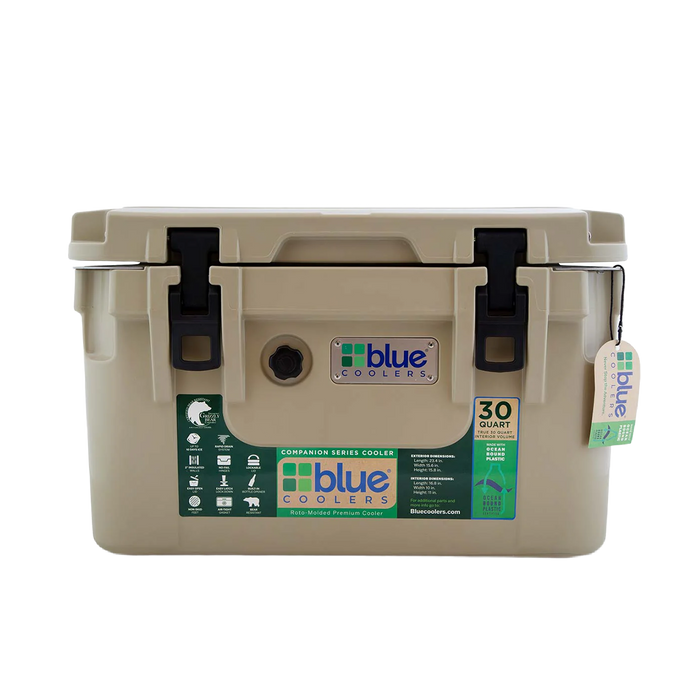 Blue Coolers - 30 Quart Companion Series Roto-Molded Cooler
