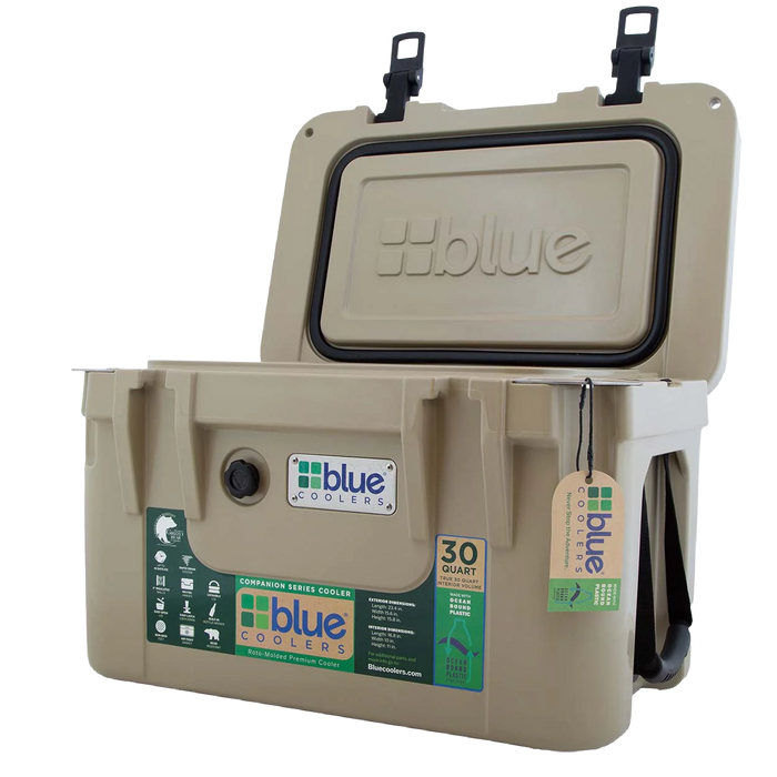 Blue Coolers - 30 Quart Companion Series Roto-Molded Cooler