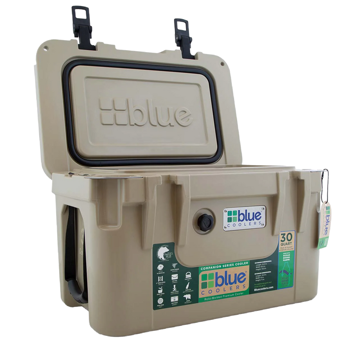 Blue Coolers - 30 Quart Companion Series Roto-Molded Cooler