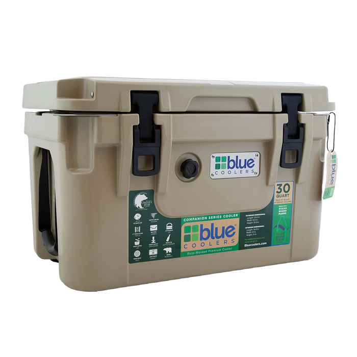 Blue Coolers - 30 Quart Companion Series Roto-Molded Cooler