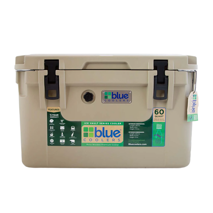 Blue Coolers - 60 Quart Companion Series Roto-Molded Cooler