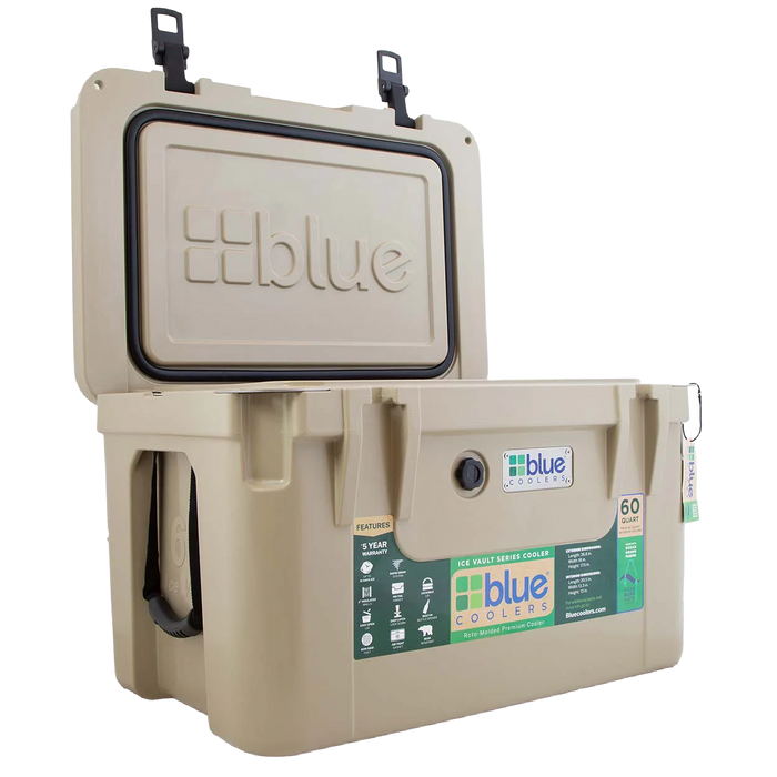Blue Coolers - 60 Quart Companion Series Roto-Molded Cooler