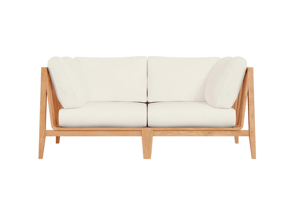 Teak Outdoor Loveseat