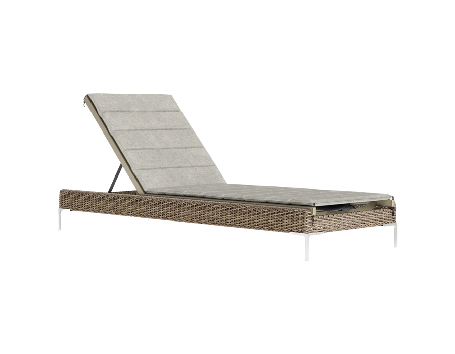 Aluminum or Wicker Chaise Lounge Cushion