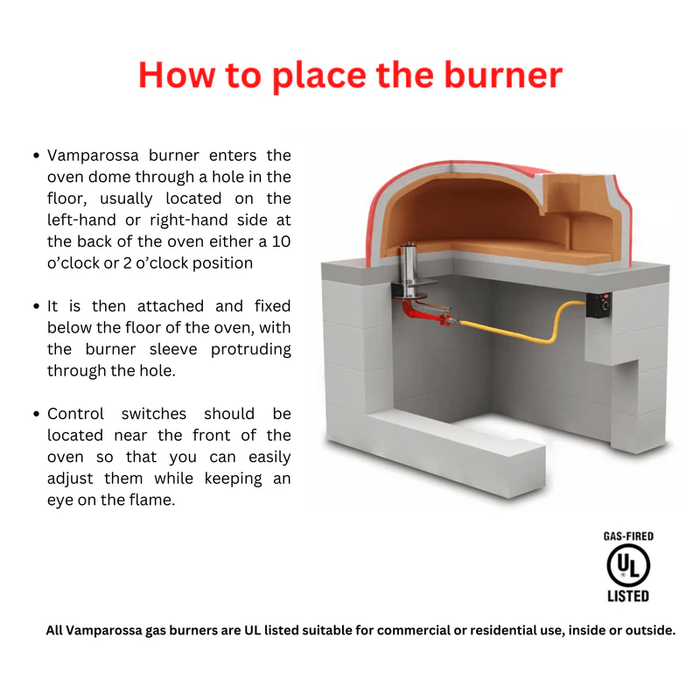Vamparossa E-1 Gas Burner