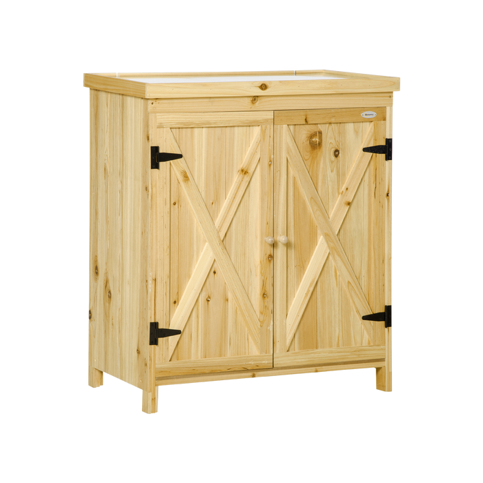 Wooden Outdoor Storage Cabinet
