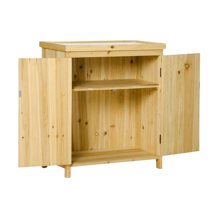 Wooden Outdoor Storage Cabinet