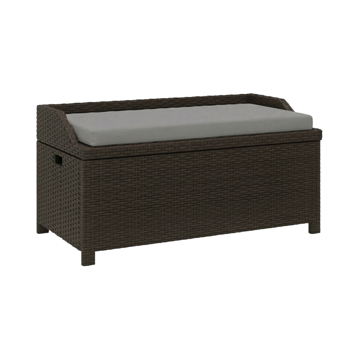 Wicker Storage Bench