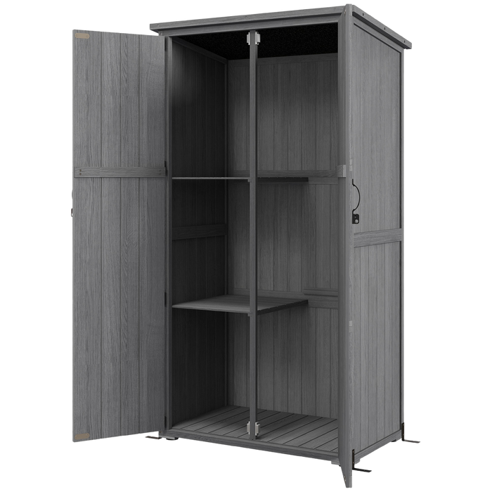 Wood Storage Shed – Asphalt Roof