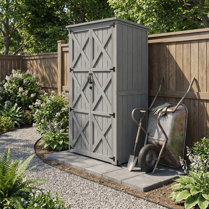 Wood Storage Shed – Asphalt Roof