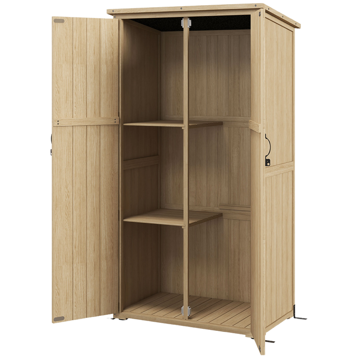 Wood Storage Shed – Asphalt Roof
