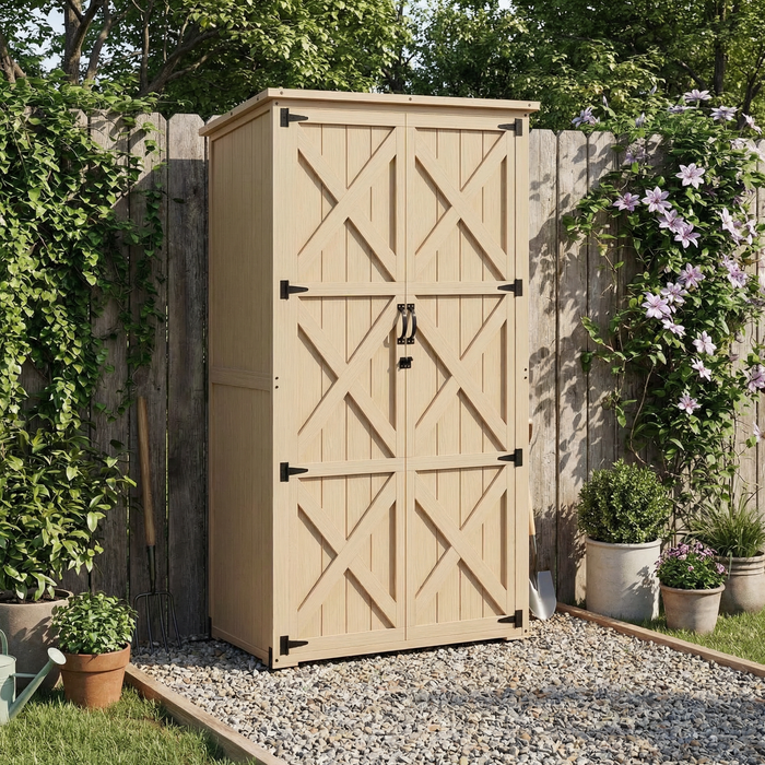 Wood Storage Shed – Asphalt Roof