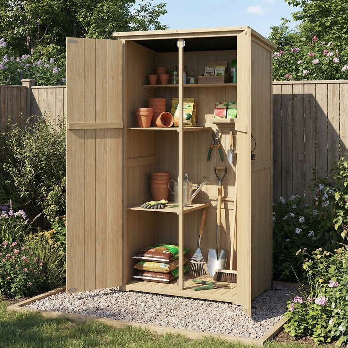 Wood Storage Shed – Asphalt Roof