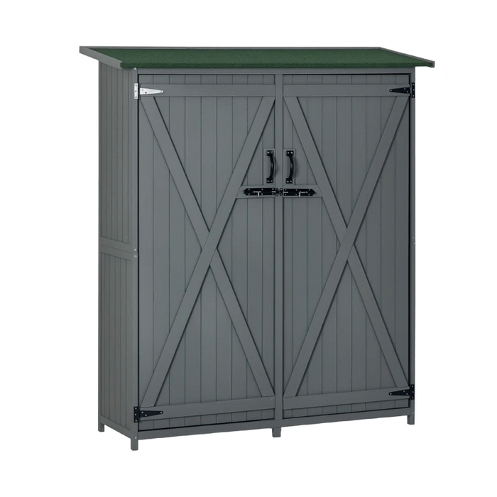 Wood Vertical Storage Cabinet
