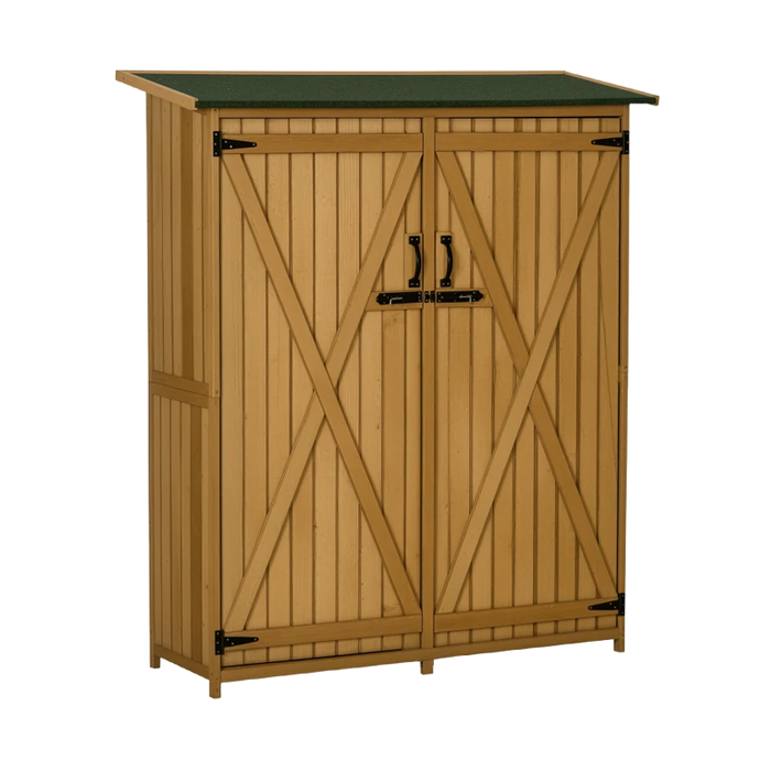 Wood Vertical Storage Cabinet