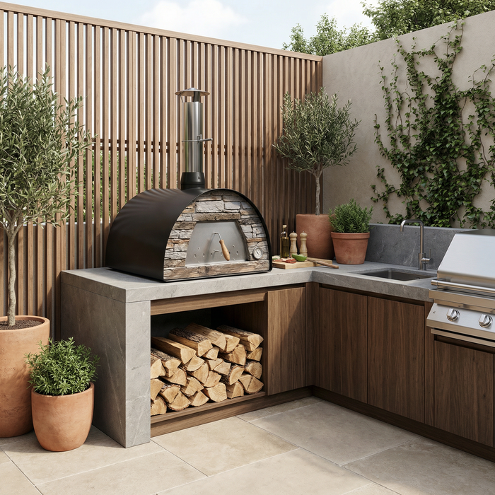 Maximus Mobile Pizza Oven - Black