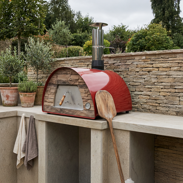 Maximus Mobile Pizza Oven - Red