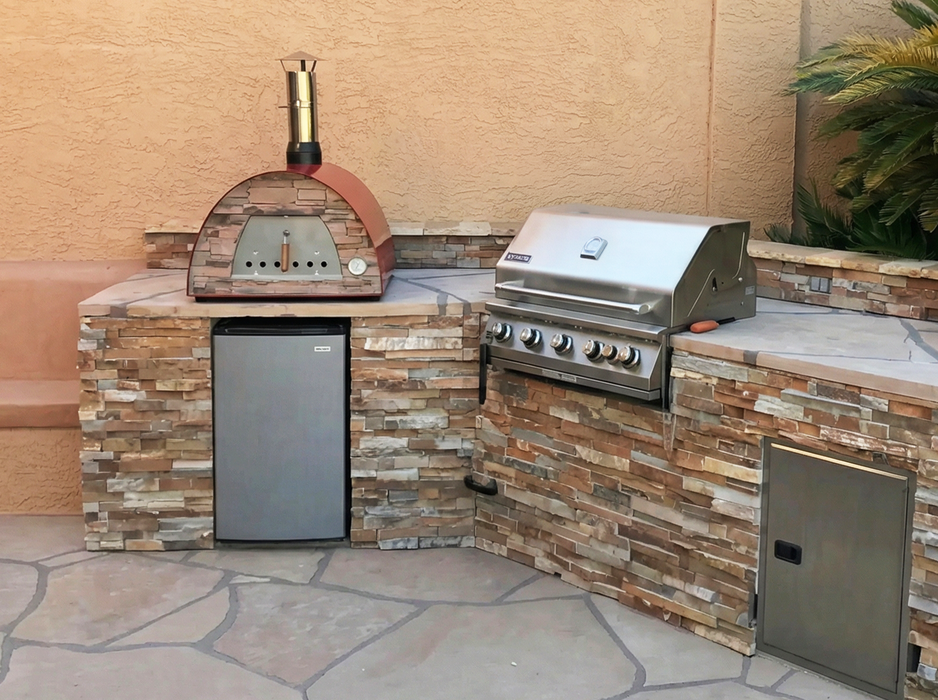 Maximus Mobile Pizza Oven - Red