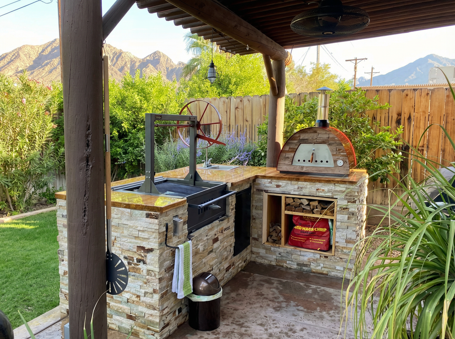 Maximus Mobile Pizza Oven - Red