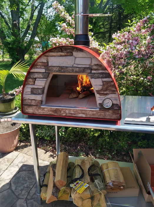Maximus Mobile Pizza Oven - Red