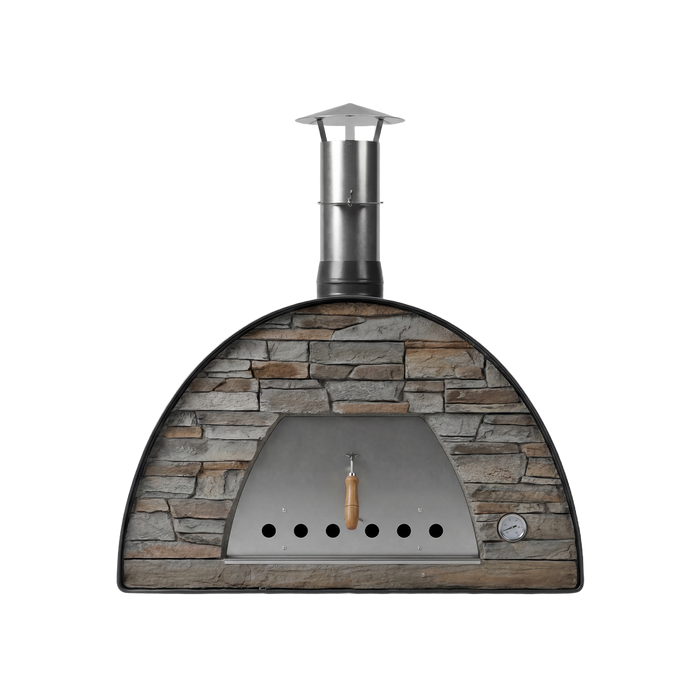 Maximus Prime Large Portable Wood-Fired Pizza Oven - Black