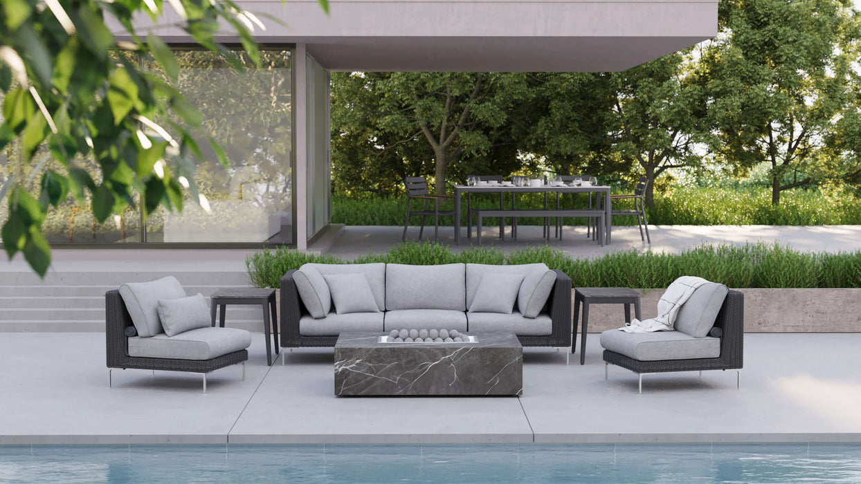 Concrete Fire Pit Table - Round