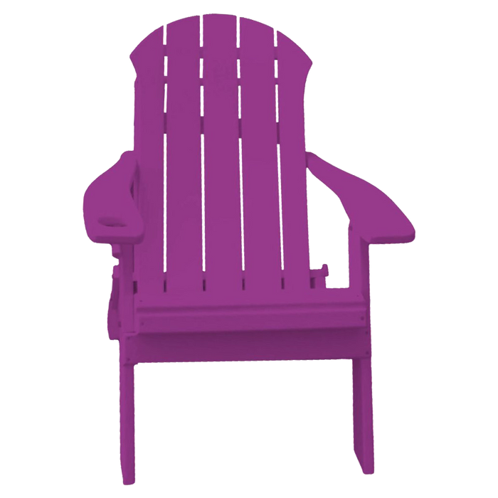 Folding Adirondack Chair with Cup Holder