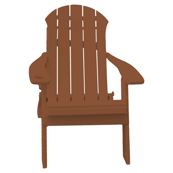 Folding Adirondack Chair with Cup Holder