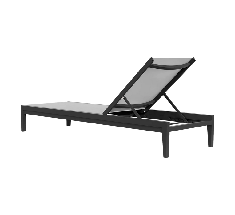 Charcoal Aluminum Outdoor Core Chaise Lounge