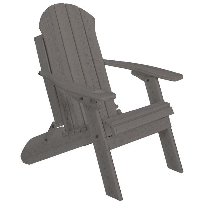 Folding Adirondack Chair with Cup Holder