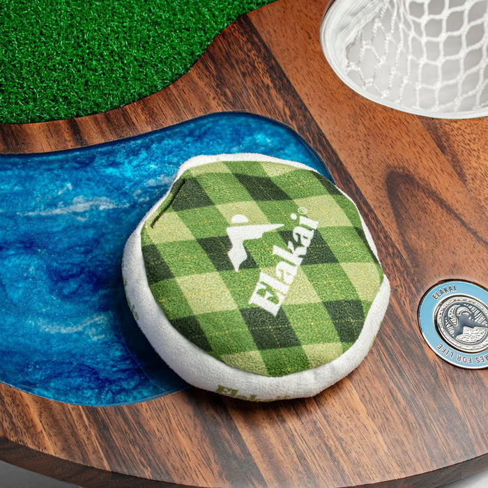 Island Hole Wood and Resin Cornhole x Golf Chipping Game