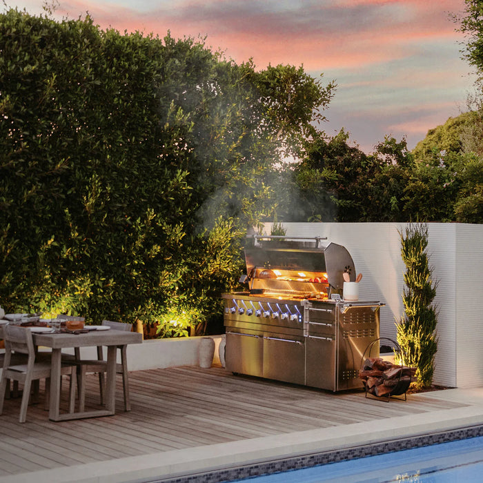American Made Grills - Encore 54" Freestanding Hybrid Grill