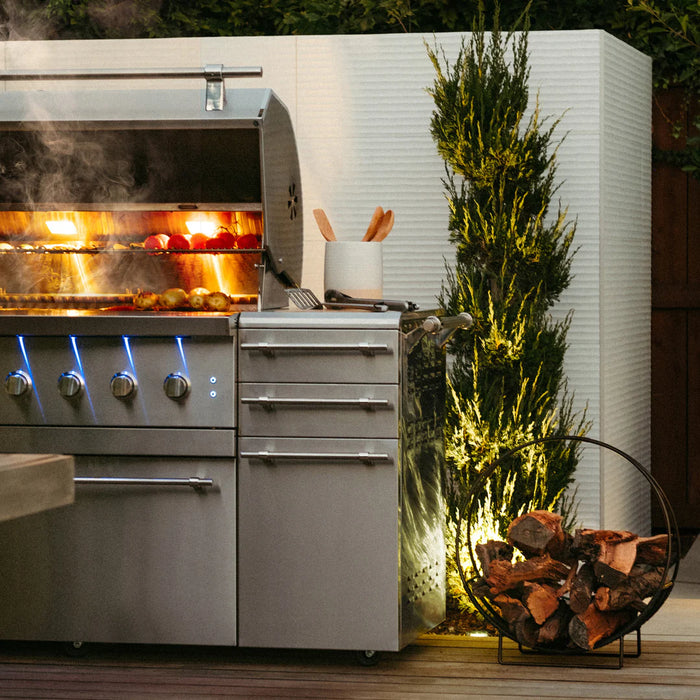 American Made Grills - Encore 36" Freestanding Hybrid Grill