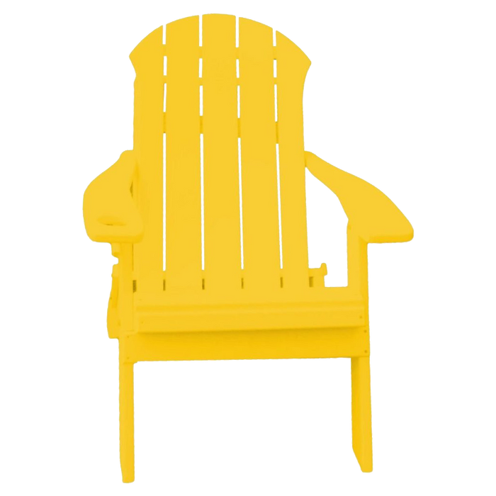 Folding Adirondack Chair with Cup Holder