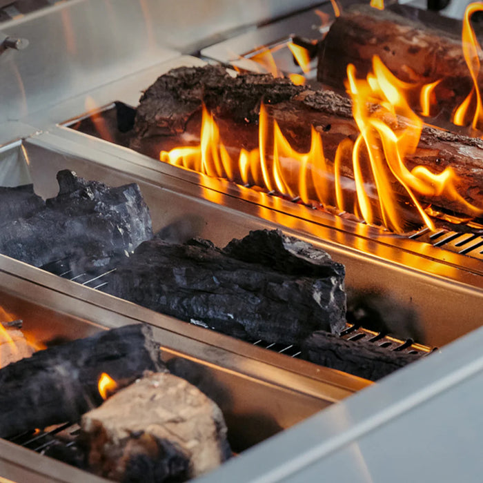 American Made Grills - Muscle 36" Freestanding Hybrid Grill