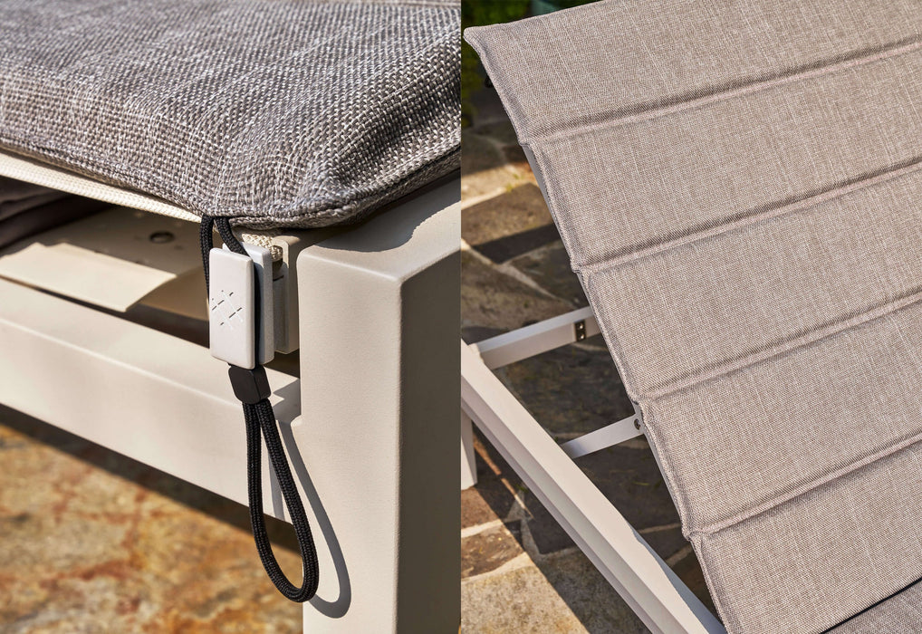 Charcoal Aluminum Outdoor Core Chaise Lounge