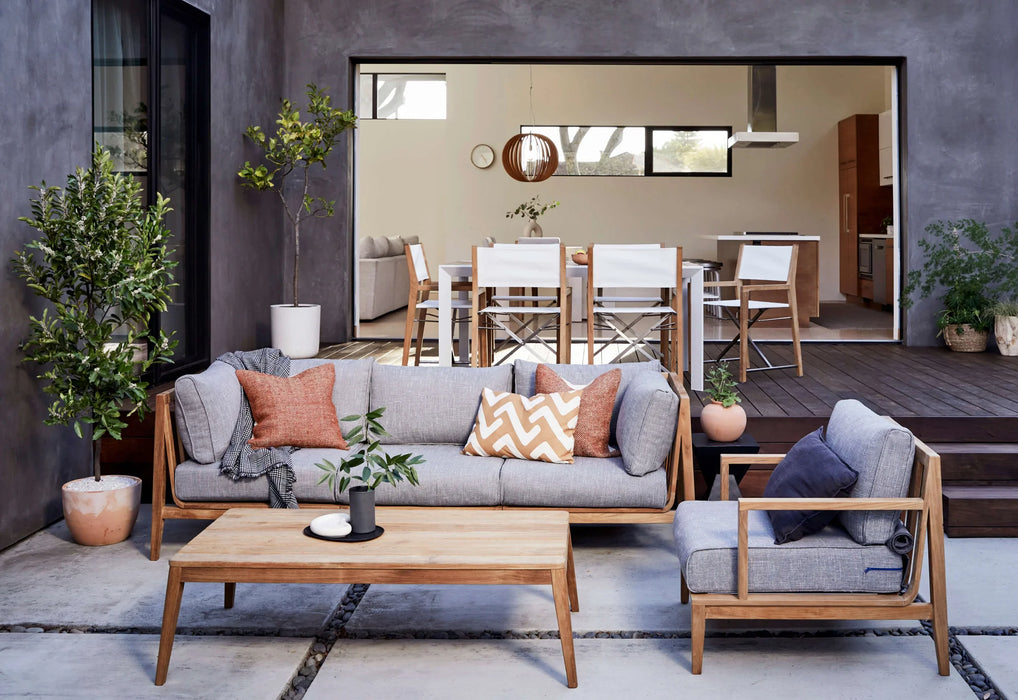 Teak Outdoor Loveseat