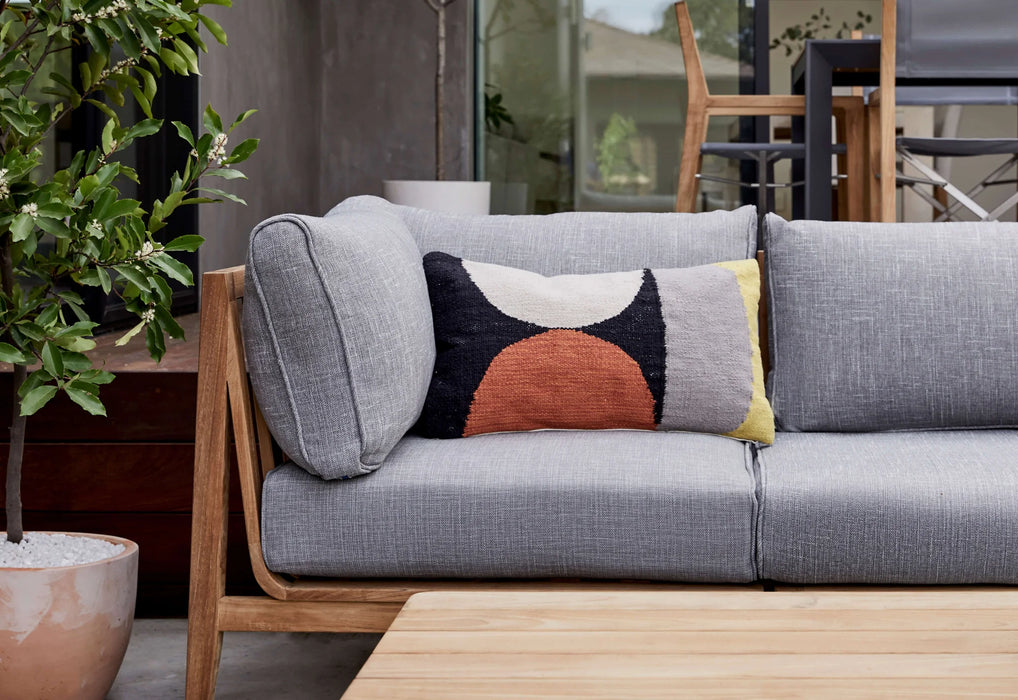 Teak Outdoor Sofa with Armchairs - 5 Seat