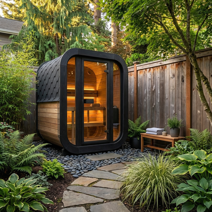 SaunaLife – Cube Series CL3G Outdoor Sauna Kit